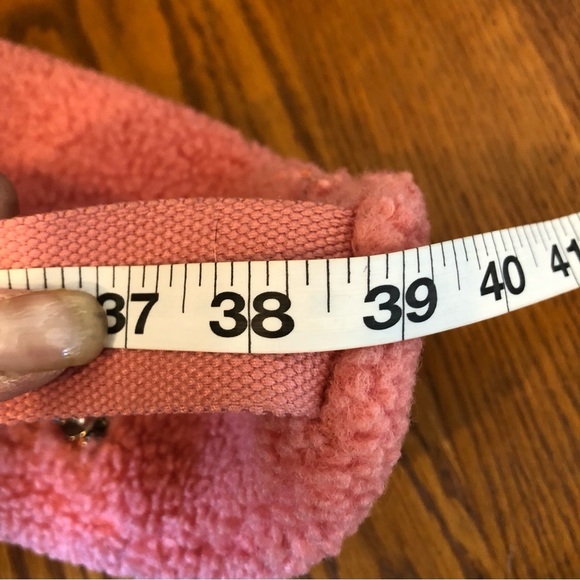 Gap Faux Sherpa Belt Bag, Guava Pink, 9” X 5” - Picture 9 of 9